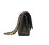 Medium Double Flap, &pound;4,900, Handbags, Black, Caviar Leather, Side view